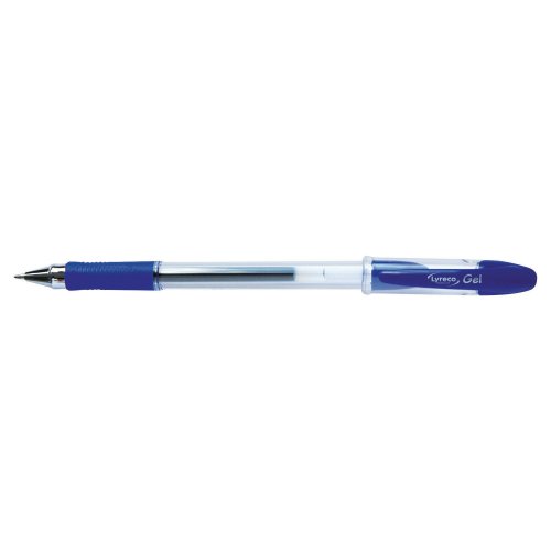Geelikynä Lyreco premium korkilla, 0,5mm sininen