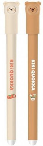 Geelikynä Mood Nalle 2/blister pyyhittävä 0,7mm sininen muste