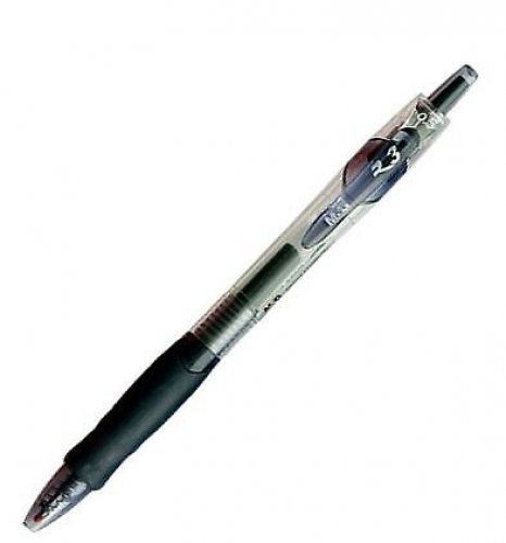 Geelikynä MG 0,5mm musta mekanismi kuminen otepinta