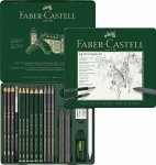 Grafiittisarja Faber-Castell PITT metallirasia medium