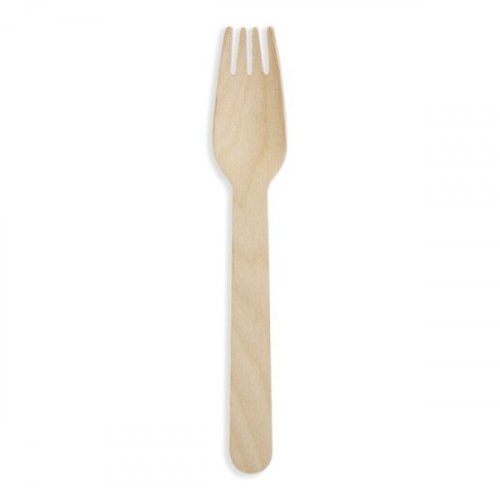 Haarukka pinnoitettu puu 16cm 100kpl