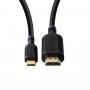 Hdmi kaapeli MicroConnect USB-C/ 3m musta