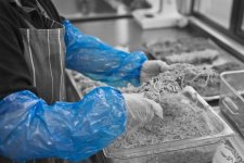 Hihansuojus Kertakäyttö sininen sininen 100kpl