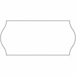 Liima Hintaetiketti 26x16mm L2 valkoinen pysyvä 1200kpl