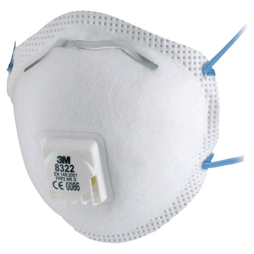 Hiukkassuojain 3m 8322 ffp2 venttiilillä