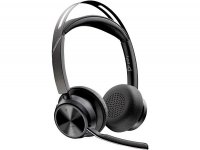 Poly Voyager Focus 2 UC USB-C latausasemalla