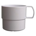 Hugo-muki 20 cl valkoinen SAN-muovi