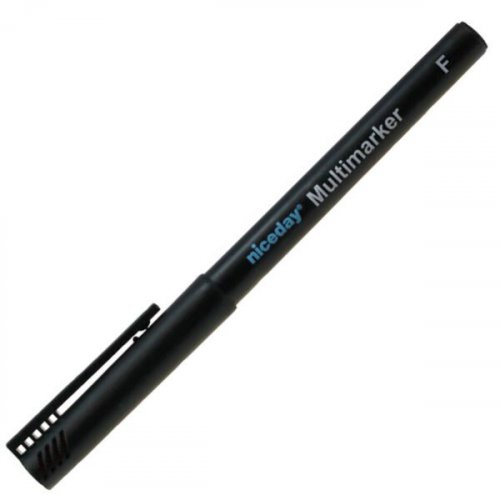 Huopakynä M&G Name Pen 1,0mm musta pyöreä kärki