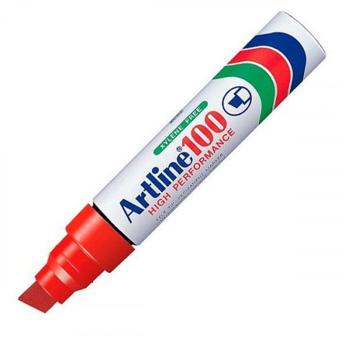 Huopakynä Artline EK-100 12mm punainen viistokärki