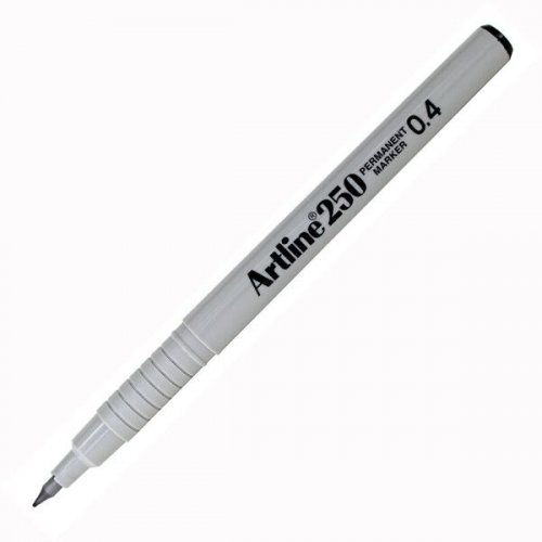Merkintäkynä Artline 250 0,4mm musta pysyvä