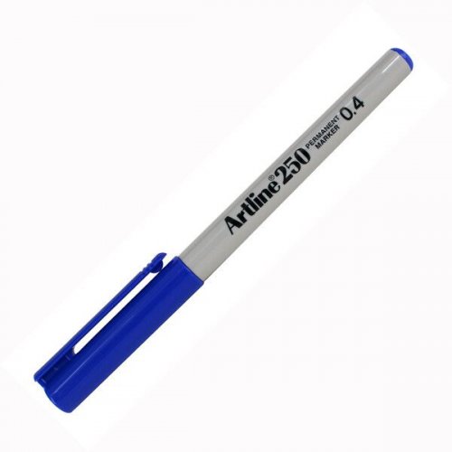 Merkintäkynä Artline 250 0,4mm sininen pysyvä