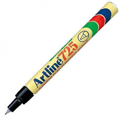 Huopakynä Artline EK-725 musta super fine 0,4mm permanent