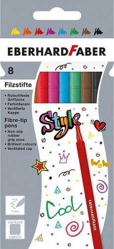 Huopakynä EberthardFaber 8 väriä