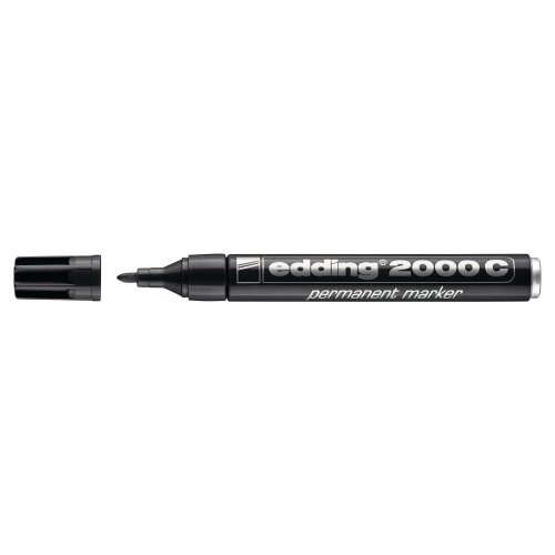 Huopakynä Edding 2000 pyöreä 1,5-3mm permanent musta