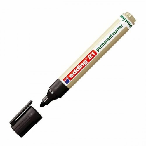 Huopakynä Edding 21 1-3mm musta pyöreä kärki