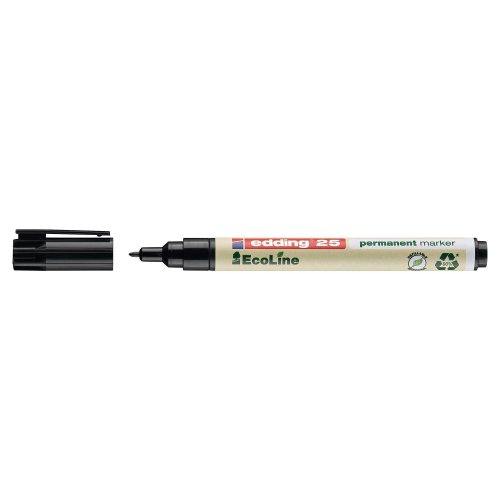 Huopakynä Edding 25 pyöreä 1,0 mm permanent musta