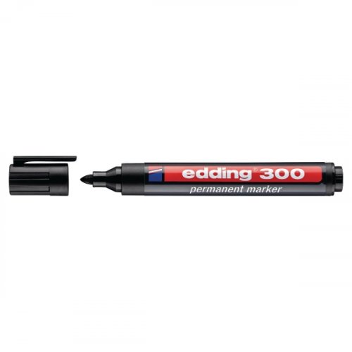 Huopakynä Edding 300 pyöreä 1,5-3mm permanent musta