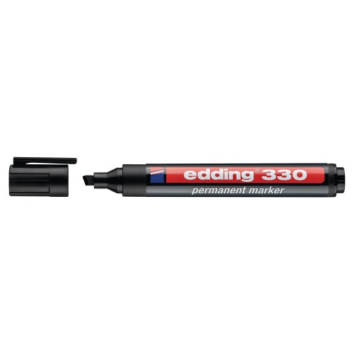 Huopakynä Edding 330 viisto 1-5mm permanent musta