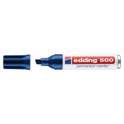 Huopakynä Edding 500 viisto 2-7mm permanent sininen
