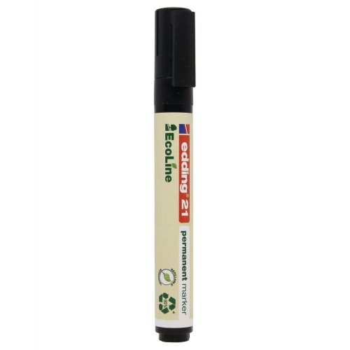 Huopakynä Edding ecoline 21 pyöreä 1,5-3 mm permanent musta