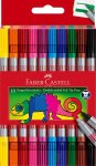 Huopakynä Faber-Castell kaksipäinen 10 kynää
