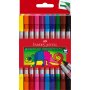 Huopakynä Faber-Castell kaksipäinen 10 kynää