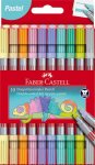Huopakynä Faber-Castell kaksipäinen 10 pastellikynää