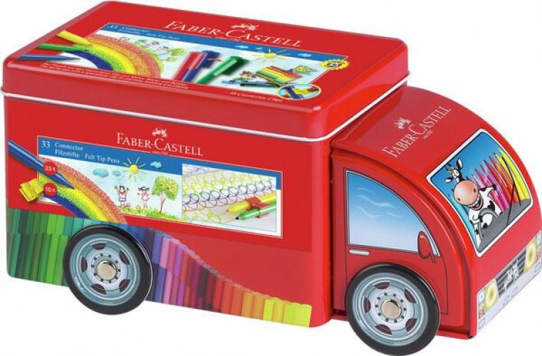 Huopakynä Faber-Castell sis. 33 huopakynää/auto
