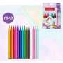 Huopakynä Faber-Castell yksisarvinen 10+3 väriä sarja