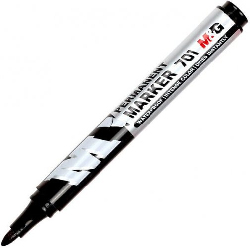 Huopakynä M&G 701 musta 1,5mm huopakynä pyöreä kärki