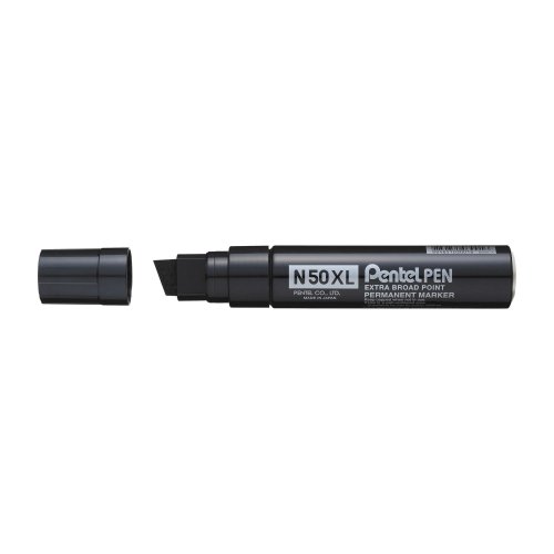 Huopakynä Pentel n50xl viisto 1-17mm permanent musta