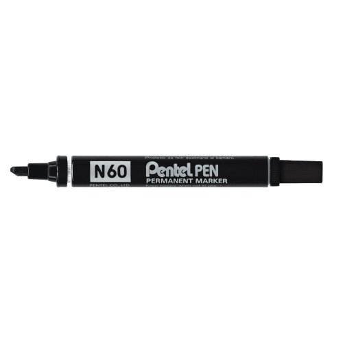 Huopakynä Pentel n60 viisto 1-5 mm permanent musta