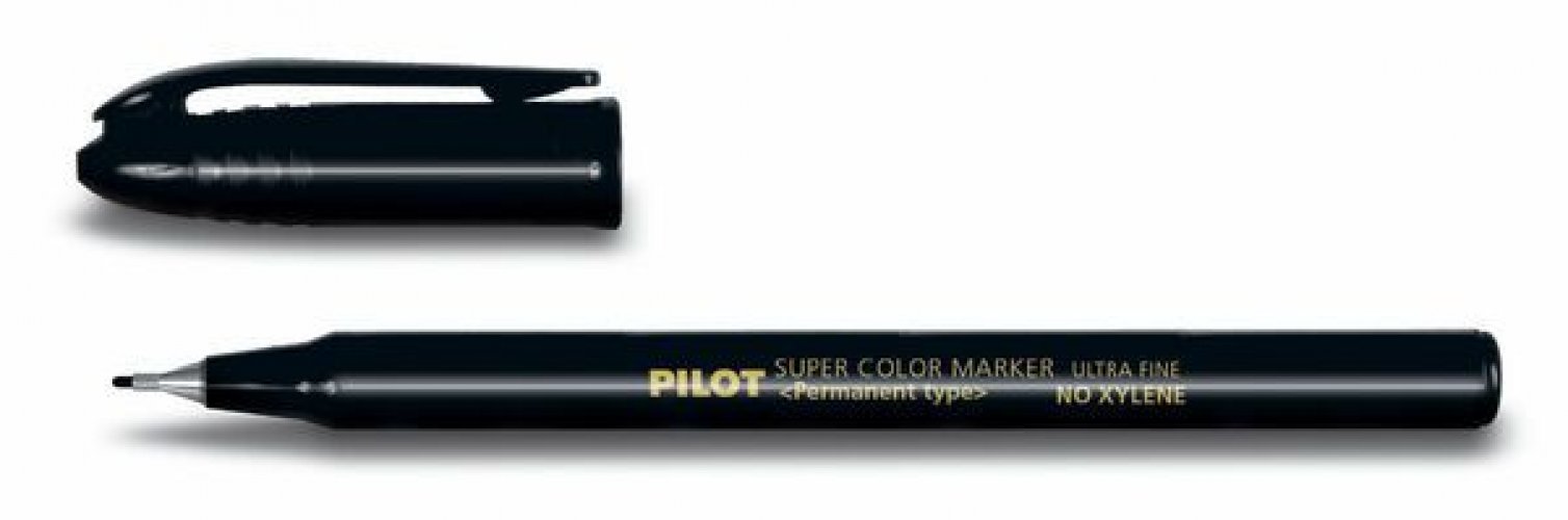 Huopakynä Pilot SCAN-UF 0,4mm musta pyöreä kärki (Super Color Ultra fine)