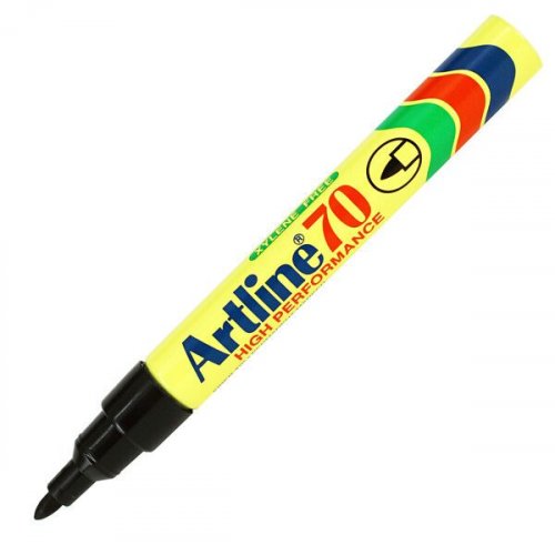Huopakynä Artline EK-70 blister 1,5mm musta pyöreä kärki