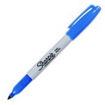 Huopakynä Sharpie Fine Point 1,0mm sininen pyöreä kärki