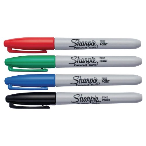 Huopakynä Sharpie fine pyöreä 1,0mm värilajitelma 4kpl