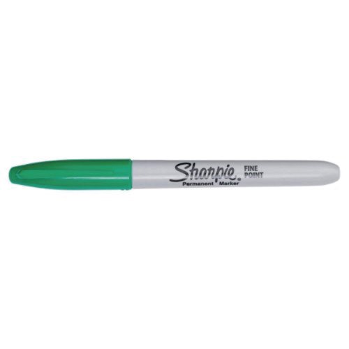 Huopakynä Sharpie fine pyöreä 1mm permanent vihreä