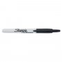 Huopakynä Sharpie Retractable 1,0mm musta pyöreä kärki