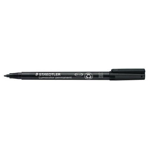 Huopakynä Staedtler lumocolor 317 1mm permanent musta