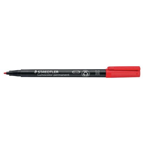 Huopakynä Staedtler lumocolor 317 1mm permanent punainen