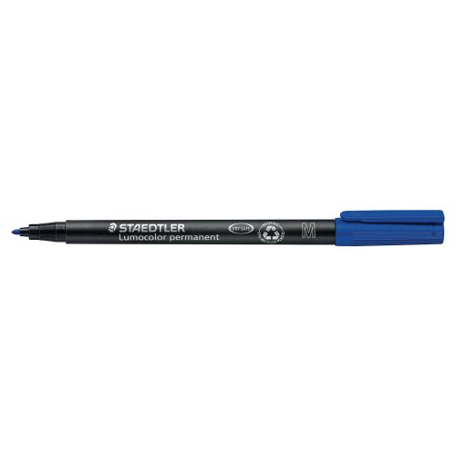 Huopakynä Staedtler lumocolor 317 1mm permanent sininen