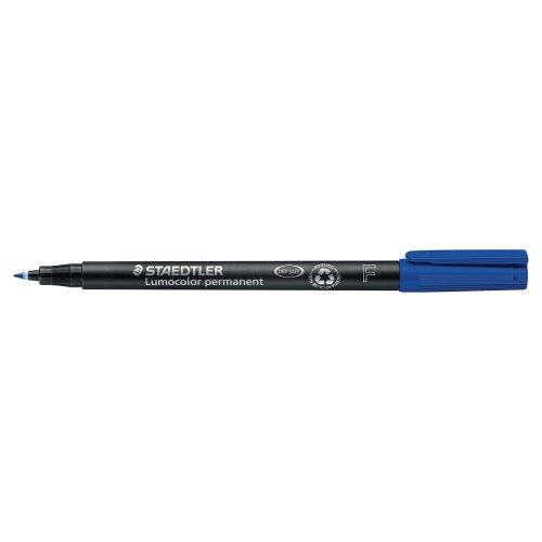 Huopakynä Staedtler lumocolor 318 0,6mm permanent sininen