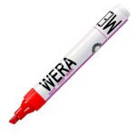 Huopakynä WERA 1-4mm punainen huopakynä viistokärki