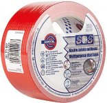 Kangasteippi punainen 50mm 25m