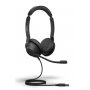 Jabra Evolve 2 30SE MS Stereo USB-C/-A langallinen musta