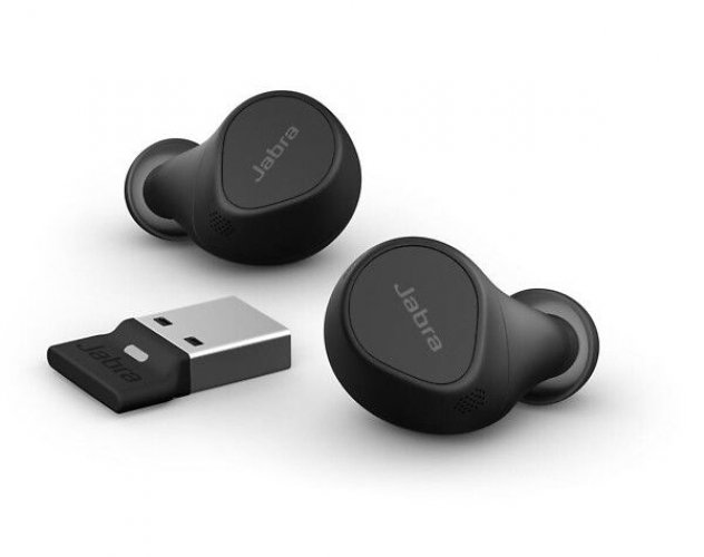 Jabra Evolve2 Buds USB-A In-Ear MS Stereo langaton musta