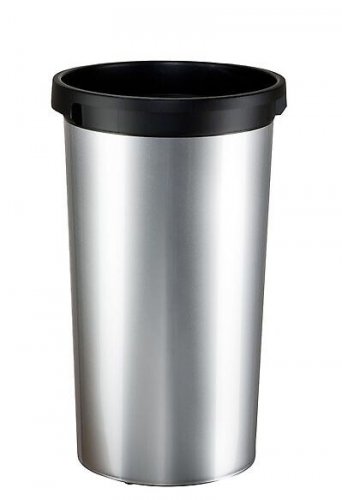 Jäteastia Vileda Iris 50 L pyöreä metalloitumusta 38x73cm