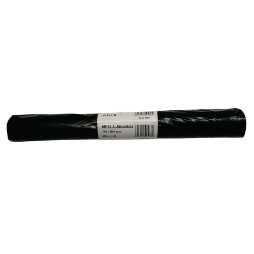 Jätesäkki 750 x 800 x 0,04mm 60l musta 10kpl