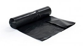 Jätesäkki Eco LDPE 75L musta 650x900mm 40mic 20kpl