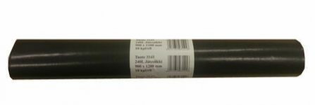 Jätesäkki LD-PE 240L musta 900x1200x0,06mm 10kpl